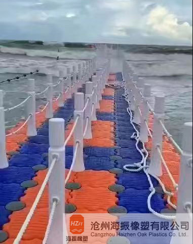 浮漂建設的浮橋